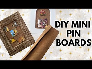 DIY Mini Pin Board | Create Your Own Disney Pin Board !!
