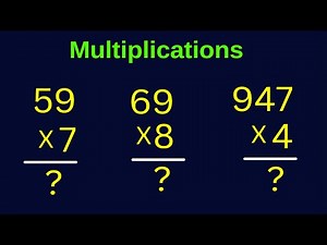 How To Multiplication 3 digit-numbers | Basic Multiplication for kids