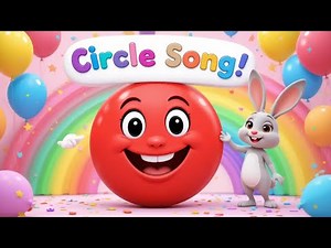 "Circle Song for Kids | Learn Shapes with Fun Animation"