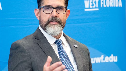 UWF had 84 applicants for president. Diaz is sole finalist.