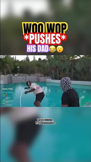 DDG and Woo Wop pushed DuB in the pool 😮😂#ddg #woowop #dubfamilylive #streameruniversity #viral