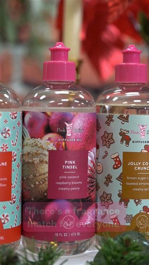 The best scents of the season - bundled up and ready to diffuse. 🎄✨ Our Best 6 Diffuser Oil Bundle features six of the top 12 Days of Christmas Collection favorites, perfectly picked to fill your home with festive fragrance and cozy glow. ✔️ Includes six top-selling seasonal Diffuser Oils in our 16 oz. value size ✔️ USA-made, high-quality fragrance ✔️ Kid-, pet-, and headache-friendly ✔️ Perfect for gifting or scenting every space with any Pink Zebra Diffuser All your favorite fragrances, one e