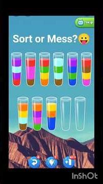 Can You Sort This? Water Sort Puzzle Mastery 😱 #gaming #puzzlegame #shorts #foryou #gameplay