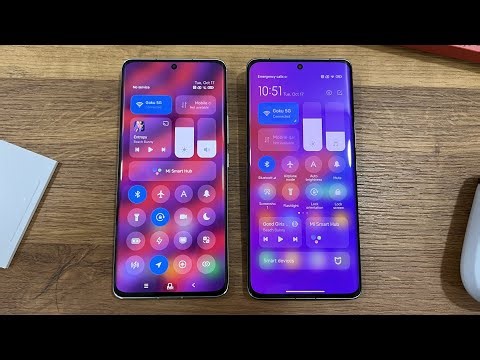 Xiaomi HyperOS vs MIUI 14 - Control Center