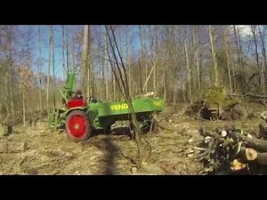 Brennholzernte im Moorwald mit Fendt F12GT, F220GT, Deutz F1L712, JD 6220, Yamaha Quad ATV