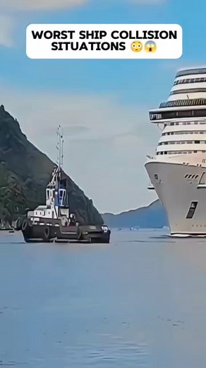 Worst ship 🚢 collision 💥 situation . . . . . . @followers | Natural disasters