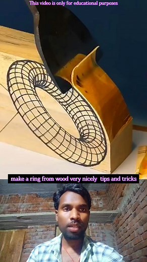 Wood ring cutting tips and tricks♥💯👍 . . . #reelsvideoシ #fbreelsfypシ゚viral #reelsfbシ #viralreels #fbreels #fypシ #explore #diy #Craft | Psl video creator