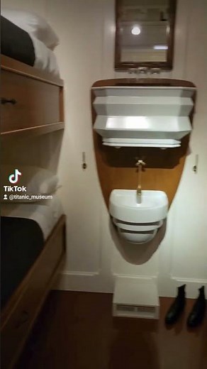 POv, you see your 3rd Class Cabin on the RMS Titanic for the first time.