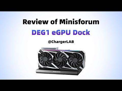 Review of Minisforum DEG1 eGPU Dock