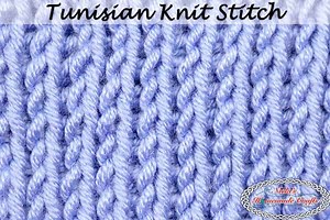 Tunisian Knit Stitch Turorial - Nicki's Homemade Crafts