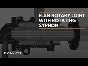 ELSN Rotary Joint with Rotating Syphon - Media Flow