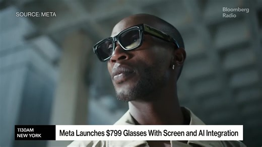 Meta Launches $799 Glasses With Screen and AI Integration