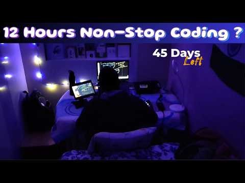 I Tried 12 Hours of Coding in a Day 😳🔥 | Day 5 Vlog