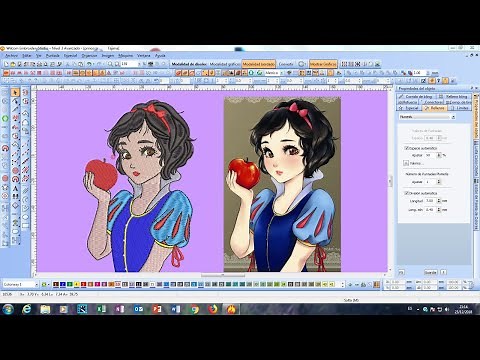 COMO HACER UN DISEÑO PARA BORDADOS / PASOS DE PONCHADOS