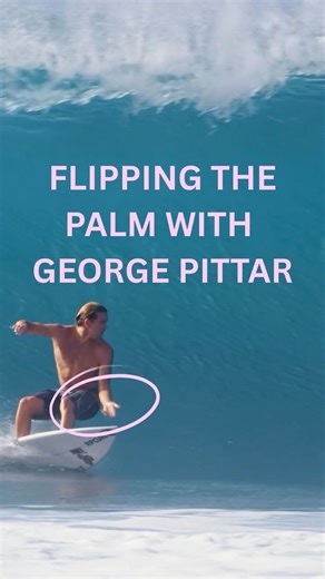 Grant Williams on Instagram: "Flipping the palm unlocks so much more rotational potential!!! A small detail that can make a hell of a difference. It’s interesting to see some pros do this and some not… there is not just one way to surf and they all achieve brilliance with different movements patterns… it’s my job to watch these movement patterns and decide what’s the best practices for us every day surfers to try to replicate to level up our own surfing. If your a more advanced surfer, this palm