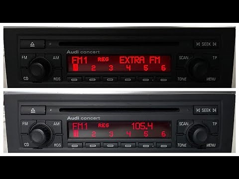 Audi A4 B6 B7 Grundig Concert II CD Radio Player / Testing