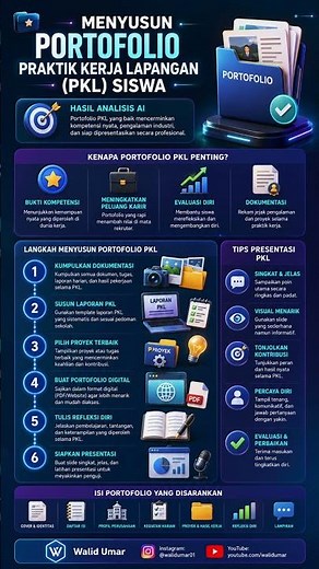 📁 Menyusun Portofolio Praktik Kerja Lapangan (PKL) Siswa