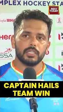 India Defeats Malaysia in Hockey Asia Cup | Captain Harmanpreet Hails Team Win #indiahockeyteam