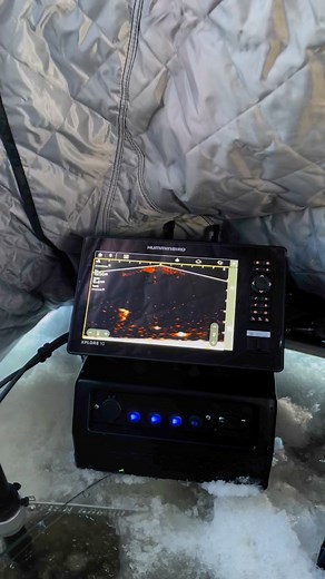 Went Crappie Fishing, Drilled Dropped #Humminbird #Xplore10 #Megalive2 Down Rod Spun Around Transducer -Spotted Some Logs & Crappies Hanging Next To Them, The School Was 70 -90 Feet Away, Went Over RAZR’ED A Hole A Few Feet Awsy From The Log & Then #Boom Crazy Fun Crappie Bite!I Will Xplore More!Mounted on a #fisharmor Shuttle, Be Safe Ice Anglers & Good LuckB👍🎣🥶🎆🎅🎄 Humminbird Fish Armor USA | Brian Bro Brosdahl