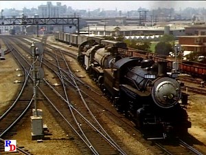 Steam seen from Mission Tower in Los Angeles includes a Southern Pacific cab forward, some smaller SP steam and Santa Fe "Northern" #3758. From the Pentrex show "Historic Hot Spots Combo: Railfanning California in the 1950s and Santa Fe’s Pasadena Subdivision" https://rfd.video/HistoricHotSpots | Steam Giants