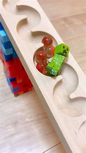 Marble Run ASMR ⭐︎ #49 | Marble Run & Fire Truck #Shorts #marblerun