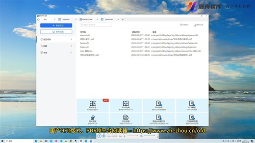 国产数电OFD发票，PDF电脑阅读软件