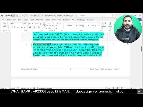 Exp22_Word_Ch02_Cumulative_Pool | Word Chapter 2 Cumulative Pool | Exp22 Word Ch02 Cumulative Pool