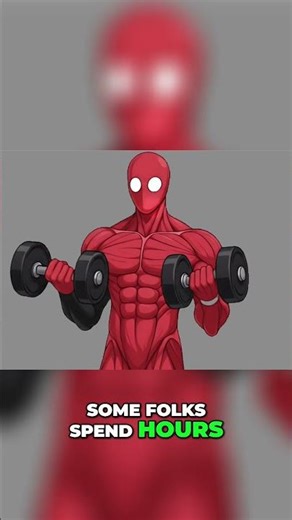 If You Want Biceps That Pop #animation #bodyweightexercises #30daychallenge #muscleups #workout