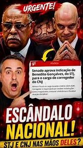 🚨 BOMBSHELL! BENEDITO GONÇALVES TAKES CONTROL OF THE CNJ INTERNAL AFFAIRS OFFICE!😱