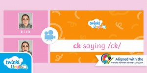 Twinkl Lingo Stage 4: 'ck' Sound Video