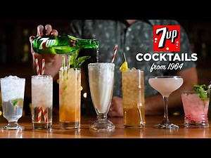 7 Vintage 7UP Cocktails from 1964