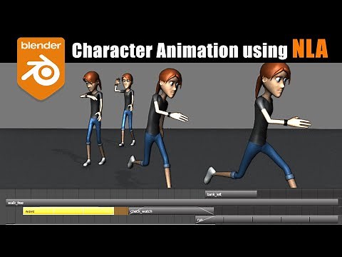 [Blender] Character Animation with "Layers" (no addons, just NLA)