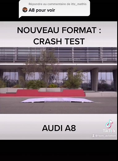 CRASH TEST AUDI A8 : Nouveau Format et Nouvelles Voitures!