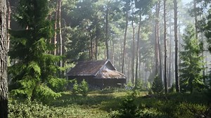 Blender制作写实氛围感的森林恐怖动画