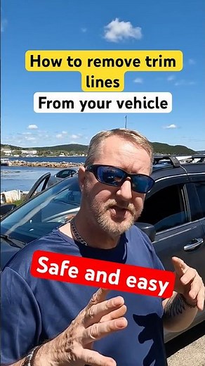How to Safely remove trim lines from your vehicle fast and easy!