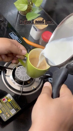 Coffee I need you || Simple coffee making process // Coffee making process for beginners #shorts