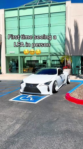 First Time Seeing a Lexus LFA in Person