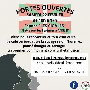 1.2K views |  Le chœur ADIXKIDEAK recrute !  Tu aimes chanter et...