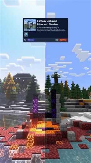 Cool Shaders for Minecraft pt1 #minecraftshaders #minecraft #minecraftrealistic