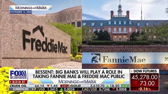 Trump weighs potential Fannie Mae and Freddie Mac IPOs for this year