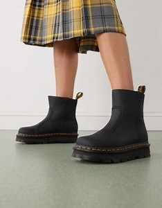 Dr Martens ZebZag Rigger boots in black | ASOS