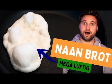 Make your own Indian naan bread – soft, fluffy & without an oven! 🇮🇳