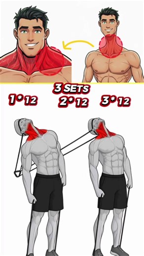 Try lateral neck flexion and extension movements with resistance bands to grow thicker, stronger nec