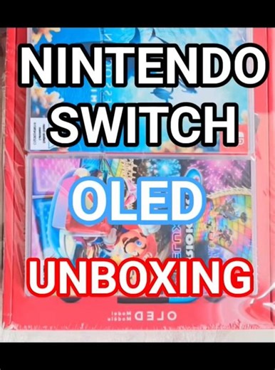 ✨️ Nintendo Switch OLED Unboxing💕🎮 #nintendoswitch #unboxing #switcholed