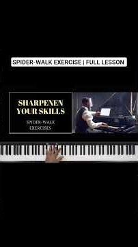 Spider-Walk Stretch Exercise 🎹 Full Lesson #spiderwalkexercise