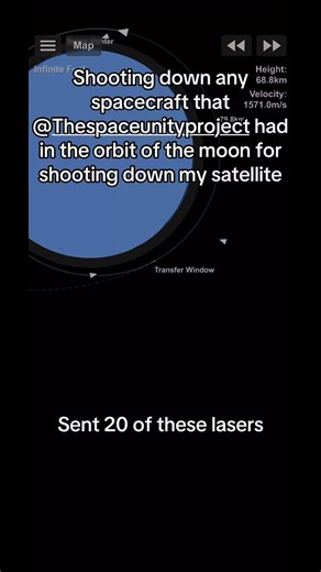 He shot my satellite first, then demanded money if we wanted to leave earth… #sfs #space #flight #simulator #fyp @The space unity project @Axiom @Eagle Aerospace 🦅🦅