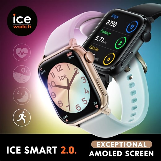 Discover the ICE smart two: A connected watch with an exceptional amoled screen, varied and colourful face watches ✨⌚️ #icewatch #smartwatch #icesmarttwo #amoledscreen | Ice-Watch