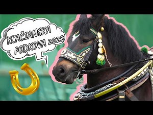 Kľačianska podkova 2023🥇 - preteky ťažných koní 💪- video s koňmi, so psami - zvieratkami