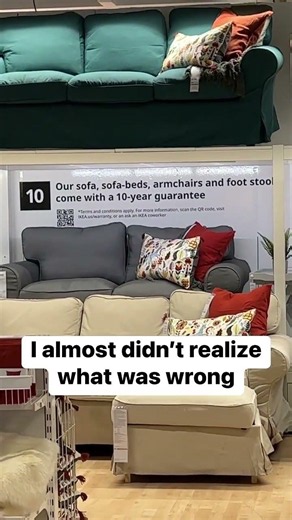 I almost didn't realize what was wrong
