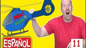 Steve y Maggie están limpiando la casa pero Maggie quiere jugar. Sin embargo, tiene una idea. ¿Crees que a Steve le gustará? Otra vez Maggie será un pájaro travieso. Más tarde, Steve está buscando su calcetín de lana. ¿Dónde está? ¿Bajo la mesa? ¿O debajo de la cama? ¡Ayuda a Steve encontrar su calcetín! ¡DIVIÉRTETE y aprende español! ¡Las historias con Steve y Maggie son fabulosas! | Steve and maggie espanol latino